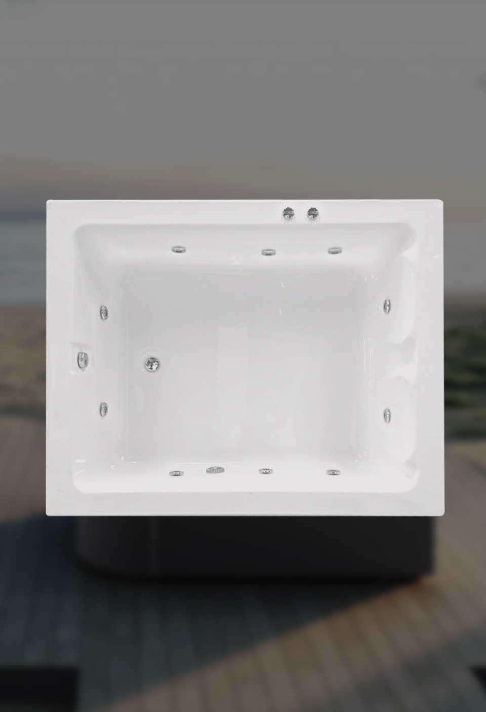 170 X 140 DİKDÖRTGEN JAKUZİ - Çift Kişilik